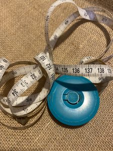 My treasured tape measure that I take everywhere with me for measurements I use to provide detailed quotes for upholstery services