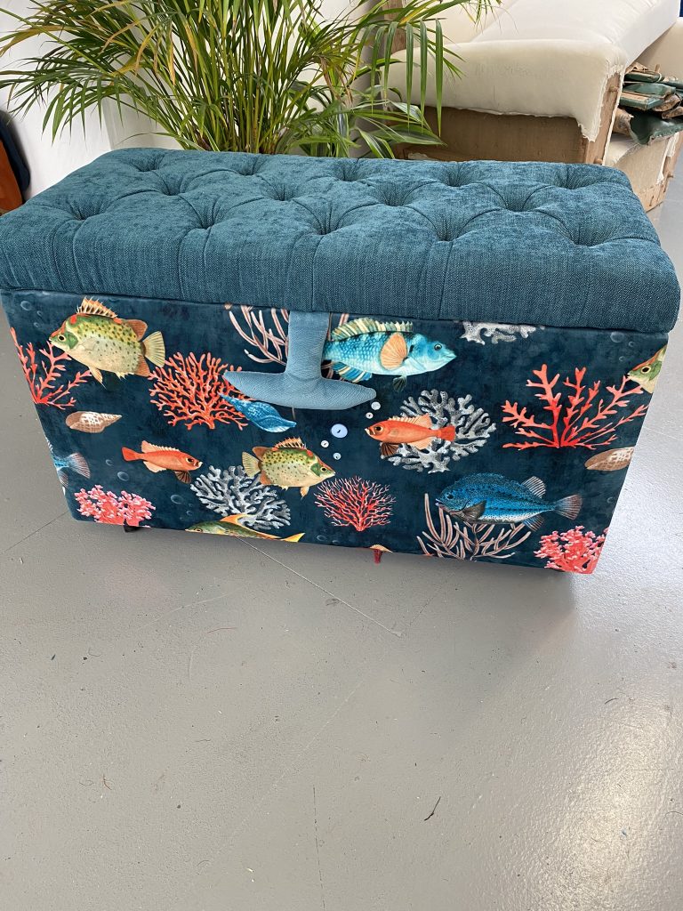 Ottoman toy box
